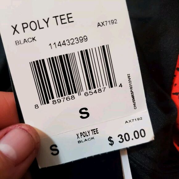 Adidas Poly Tee Size Small NWT - Picture 6 of 11